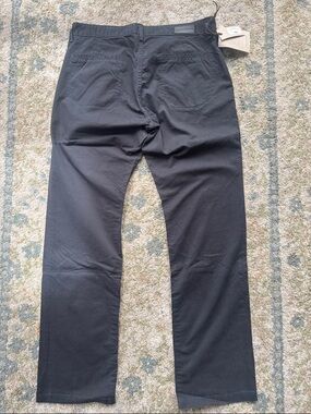 Grown & Sewn Men's Legend Black Chino Pants - Straight Leg - 34